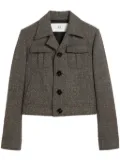 AMI Paris buttoned military jacket - Brown