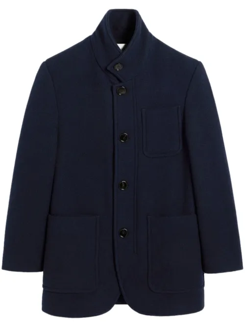 Manteau court à col montant - AMI Paris - Modalova