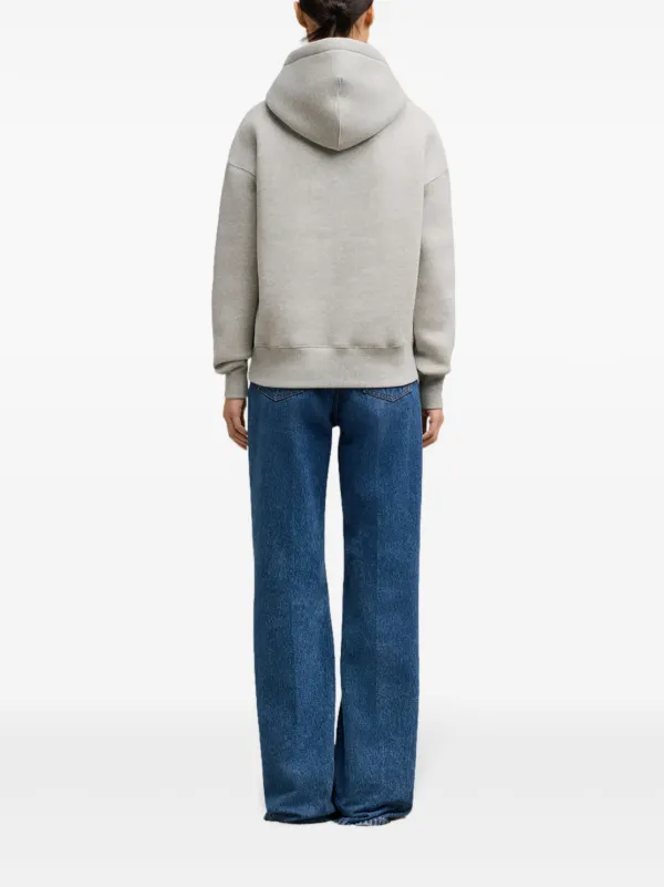 ★人気★【AMI PARIS】★de Coeur Hood Sweatshir.t Grey★ AMI PARIS - GREY AMI DE COEUR HOODIE – LE LABO STORE
