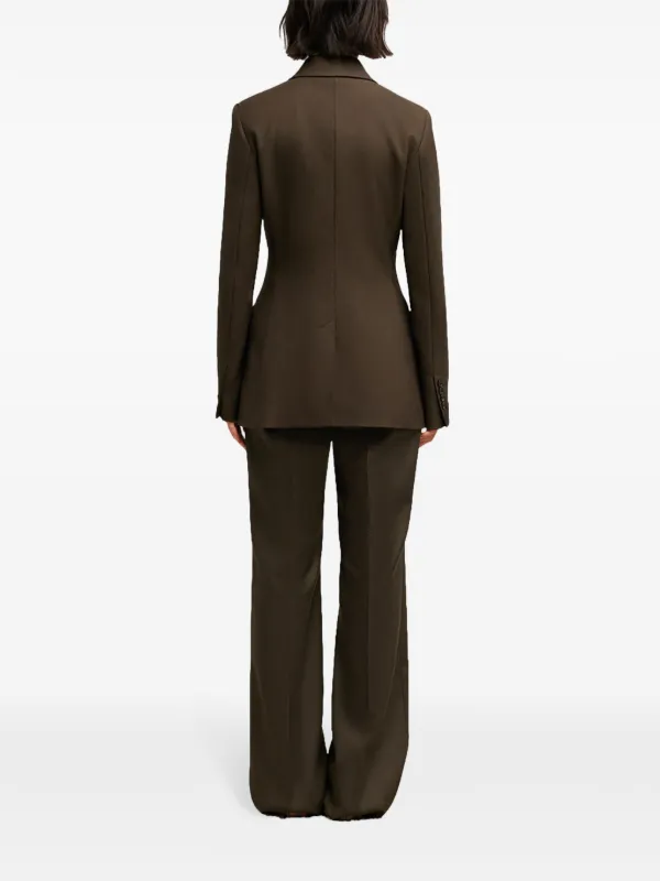 AMI Paris double-breasted Blazer | Brown | FARFETCH