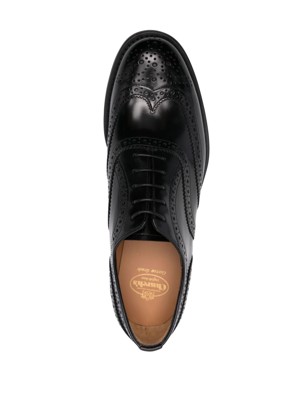 Church's Burwood leren brogues Zwart