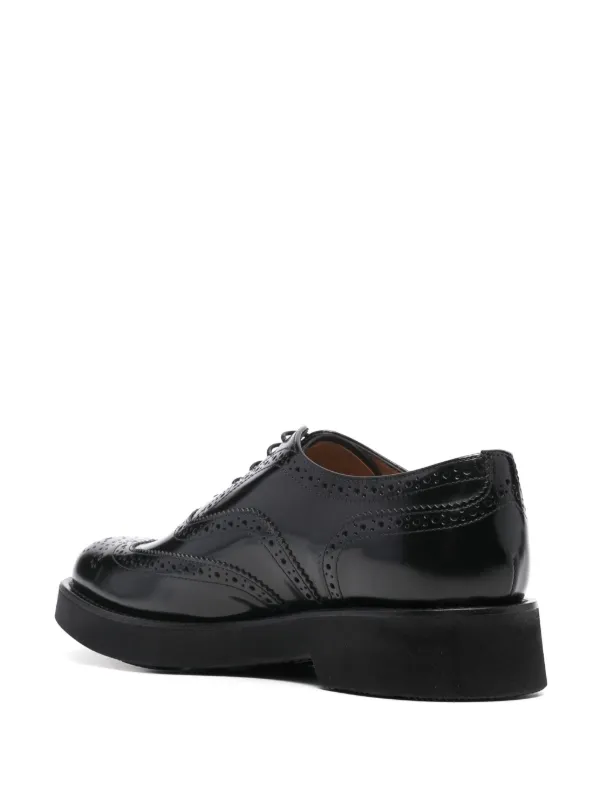 Church's Burwood Leather Brogue Shoes | Black | FARFETCH