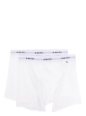 【AMIRI】水着 ボクサーパンツ ロゴ 無地 ポケットあり 関税込み 関税込◇人気♢AMIRI◇Brief Boxer 2-pack (AMIRI/ボクサー