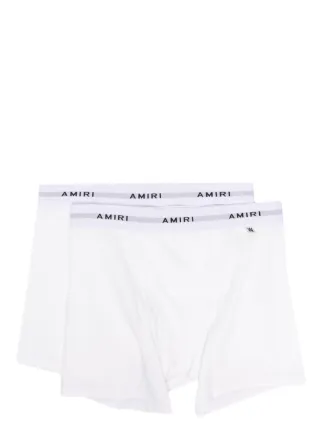 AMIRI ロゴ ボクサーパンツ セット | ホワイト | FARFETCH JP