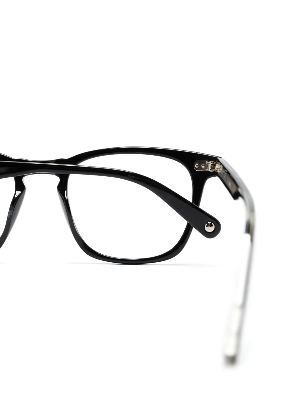 Garrett Leight Alder bril met vierkant montuur Zwart