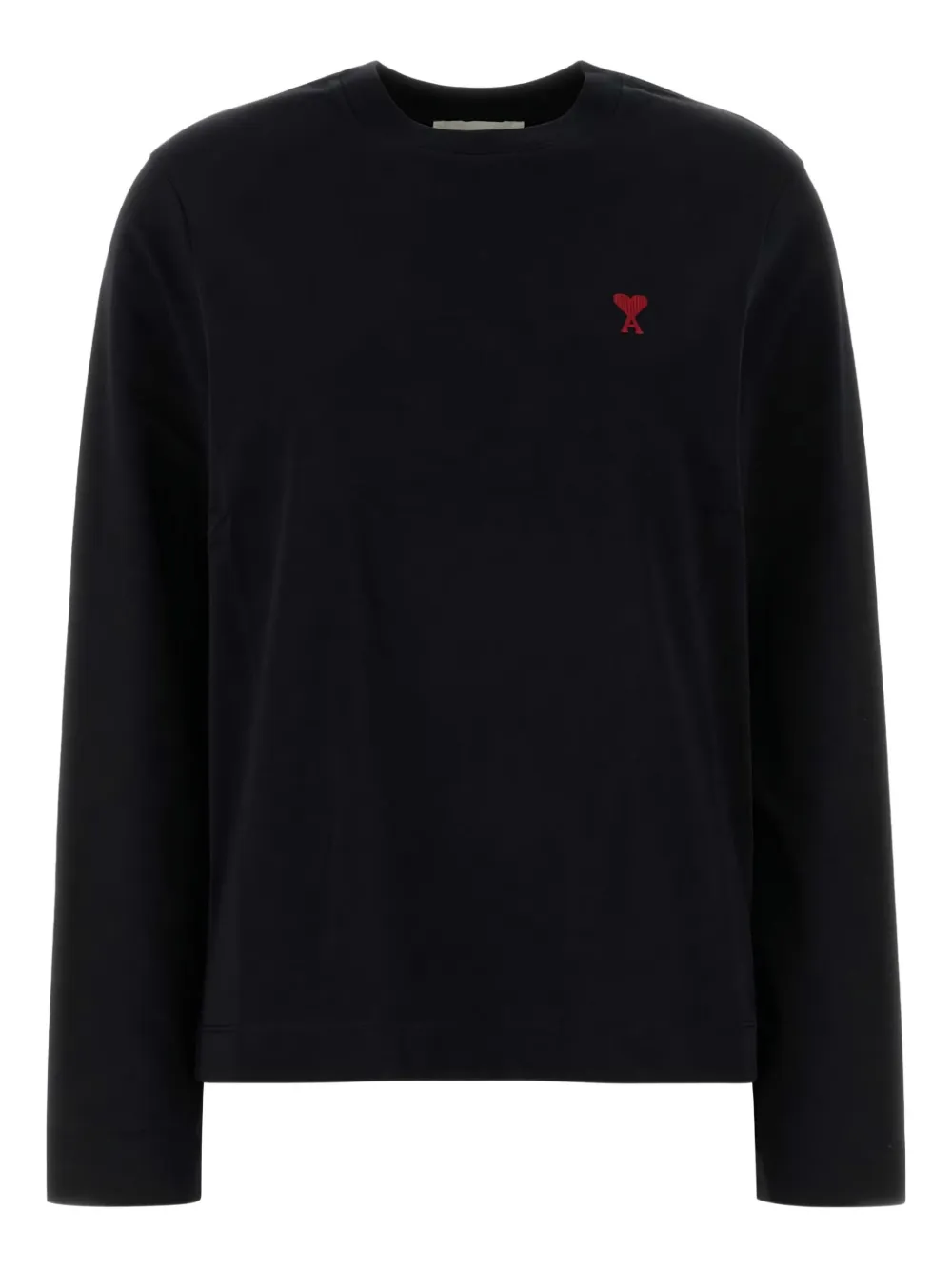 AMI Paris Ami de Coeur long-sleeve T-shirt | Black | Image 1