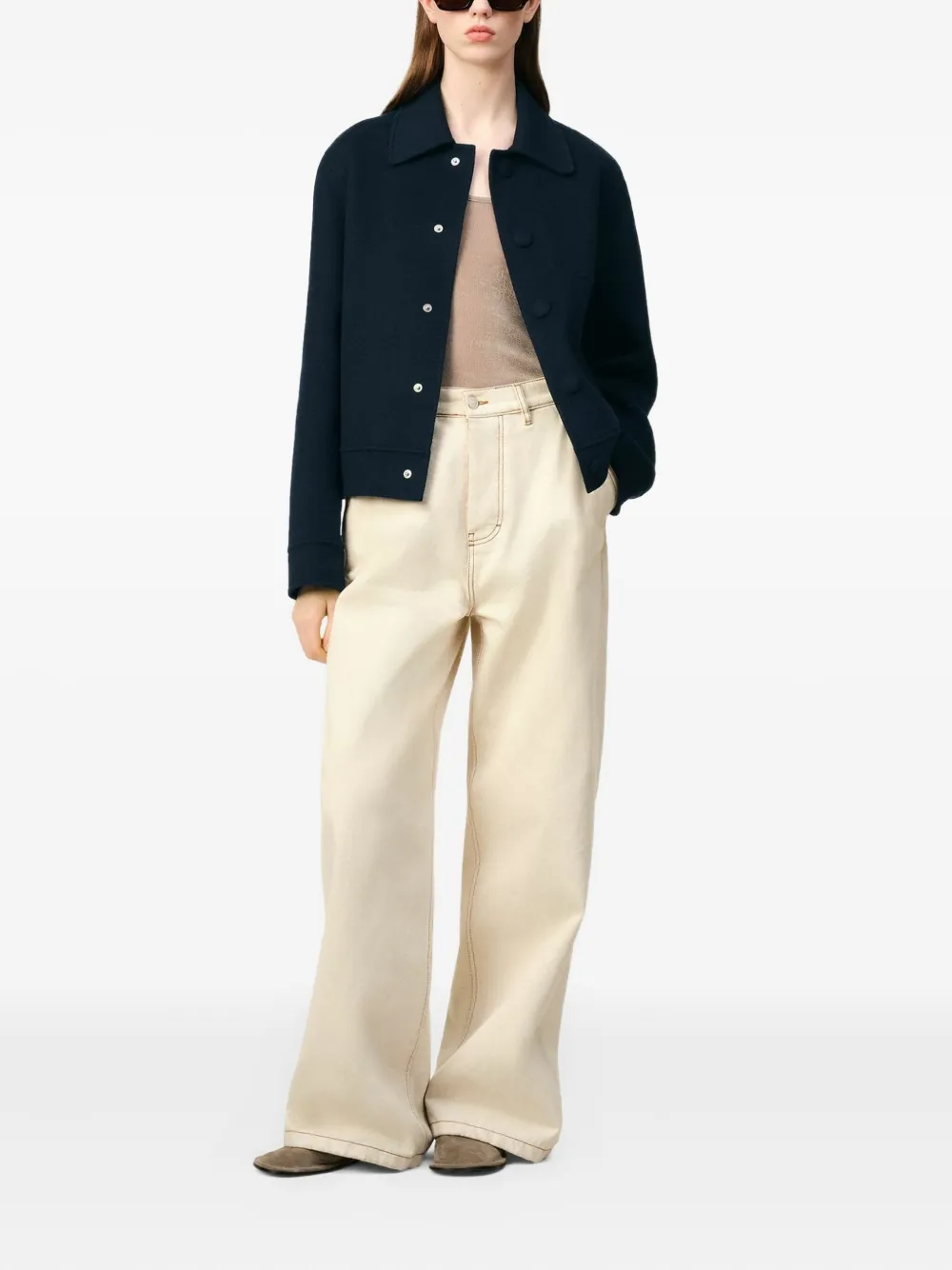 AMI Paris Ami de Coeur single-breasted jacket | Oversized Jackets | Image 2
