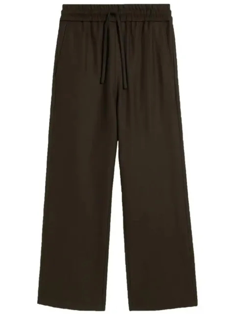 AMI Paris pantalones elásticos con cordones en la pretina