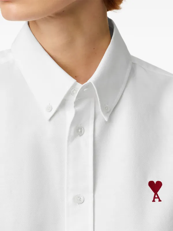 AMI Paris Camisa Ami De Coeur | Branco | FARFETCH BR