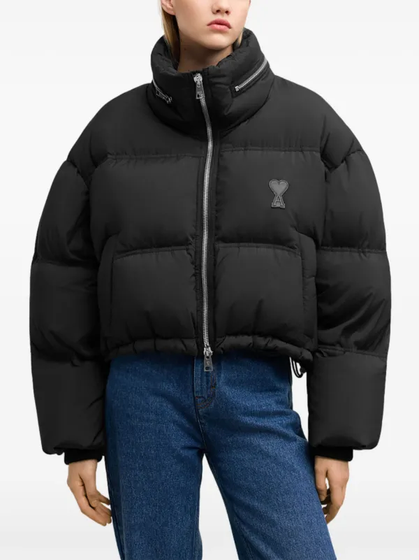 AMI Paris パフジャケット | ブラック | FARFETCH JP