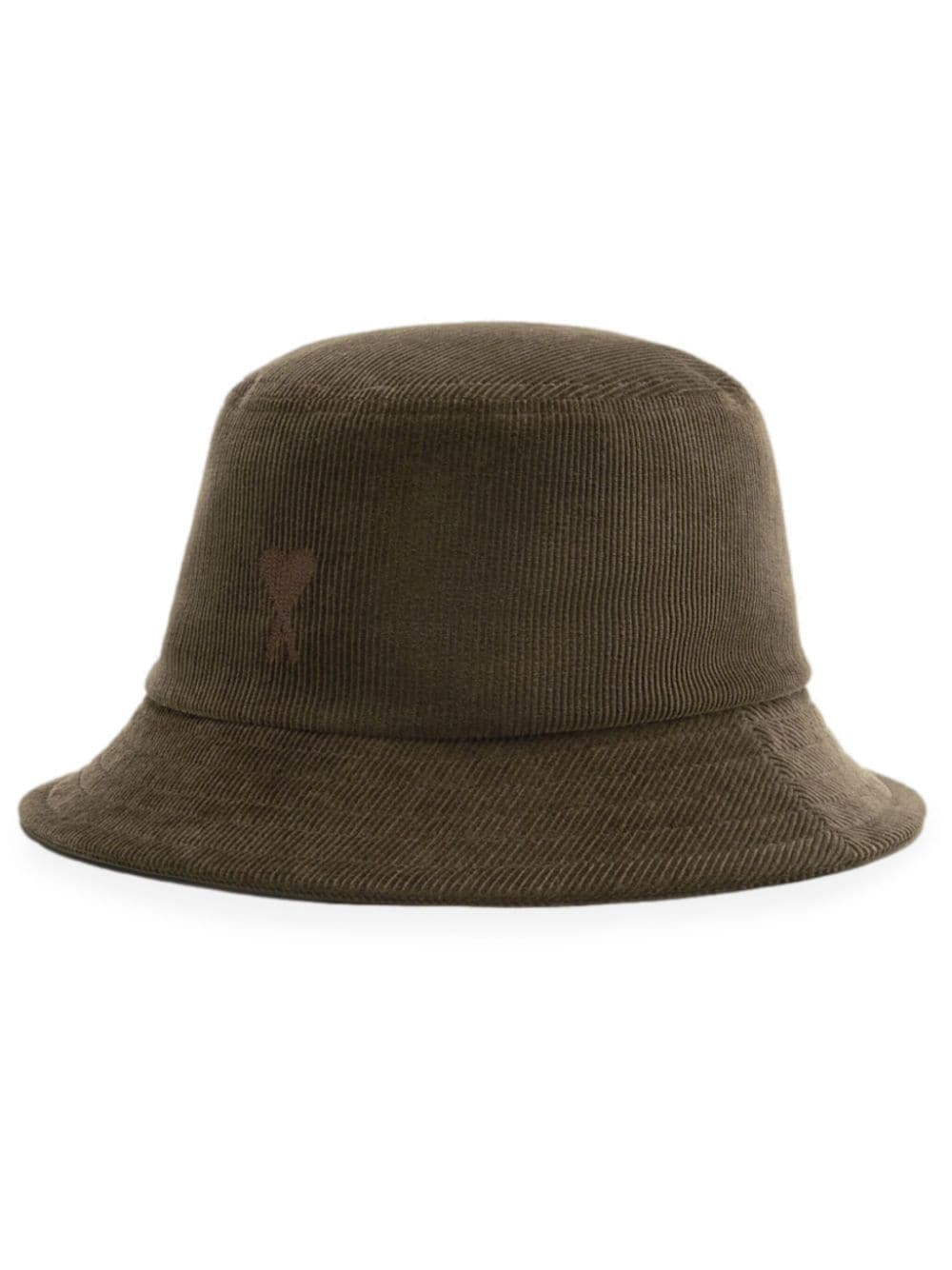 Shop Ami Alexandre Mattiussi Embroidered Bucket Hat In Green