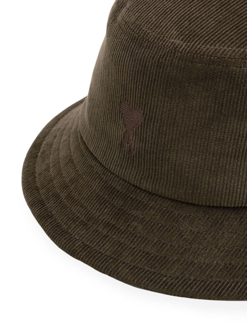 Shop Ami Alexandre Mattiussi Embroidered Bucket Hat In Green