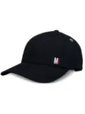 AMI Paris Bleu Blanc Rouge Ami embroidery cap - Black