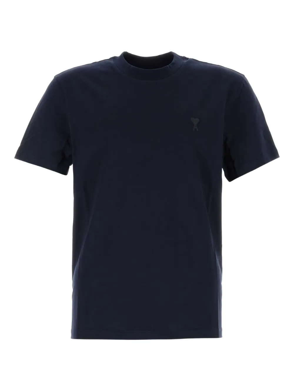 AMI Paris T-shirt met geborduurd logo Blauw