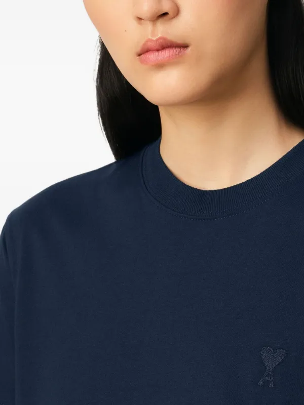 AMI PARIS ロゴ Tシャツ青　新品 AMI Paris ロゴ Tシャツ | ブルー | FARFETCH JP