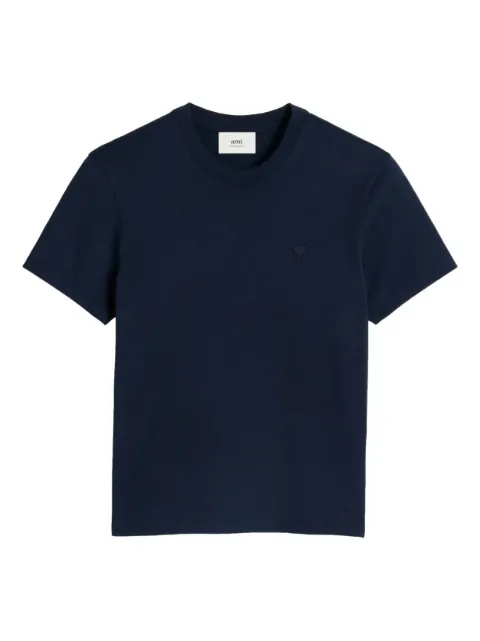 AMI Paris logo-embroidered T-shirt