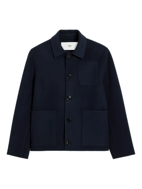 ★AMI PARIS★ Oversized virgin wool pocket jacket blue FJK22 23974078_59619801_600.jpg
