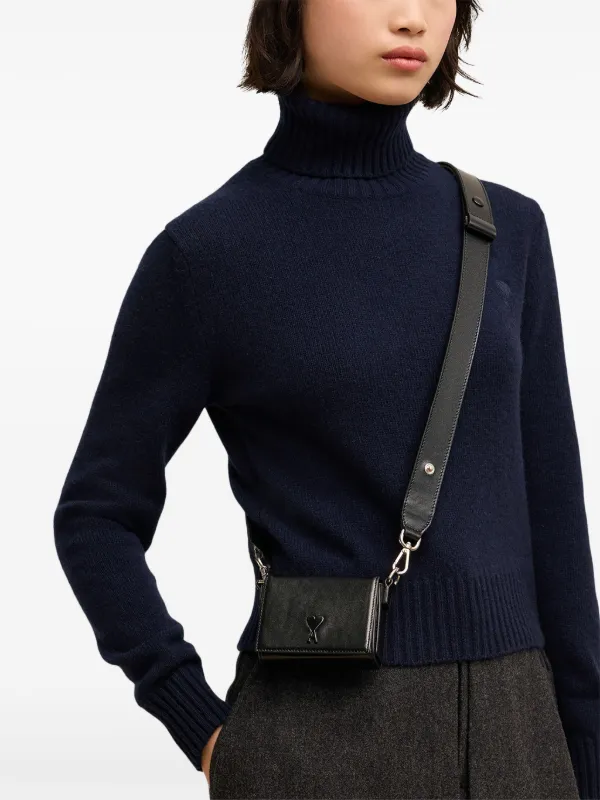 AMI Paris Lunch Box ショルダーバッグ ナノ | ブラック | FARFETCH JP