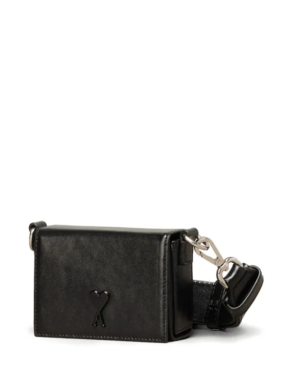 AMI Paris Lunch Box ショルダーバッグ ナノ | ブラック | FARFETCH JP