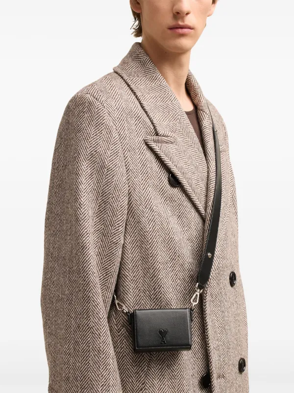 AMI Paris Lunch Box ショルダーバッグ ナノ | ブラック | FARFETCH JP