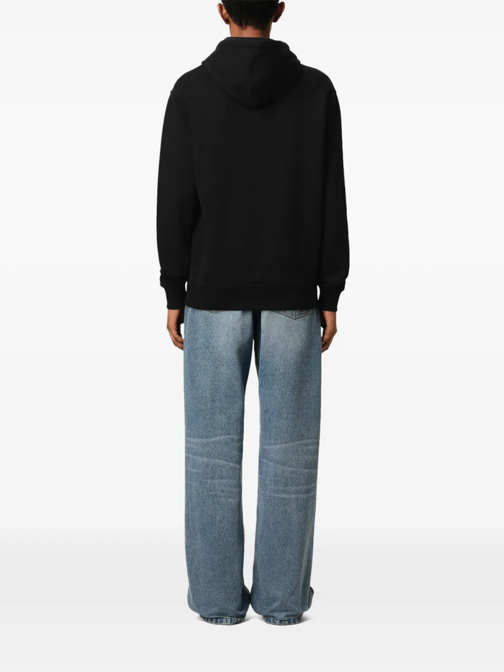 AMI Paris Hoodie met logo Zwart