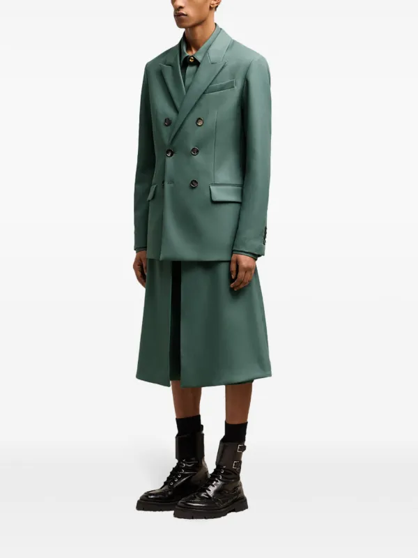 アミパリス　グリーンジャケット AMI Paris ダブルジャケット | グリーン | FARFETCH JP