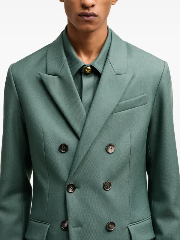 AMI Paris ダブルジャケット | グリーン | FARFETCH JP