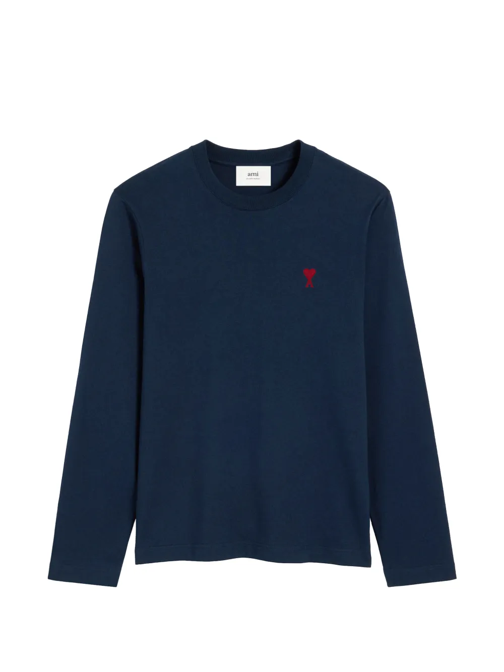 AMI Paris Camicia con ricamo - Blu