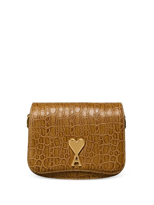 AMI Paris Paris Paris ショルダーバッグ | ブラウン | FARFETCH JP