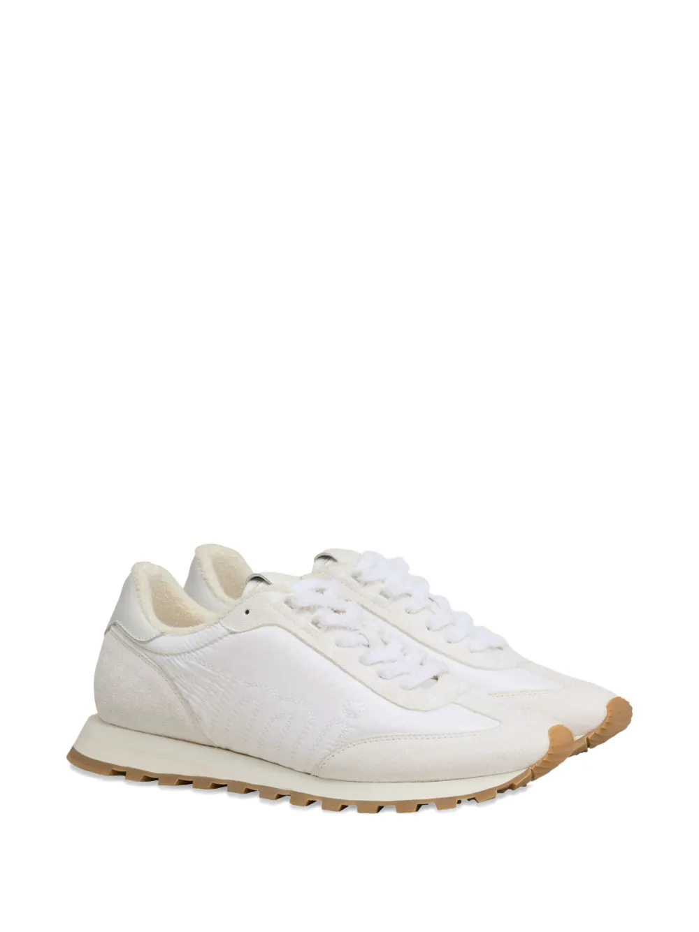 AMI Paris New Rush panelled sneakers White