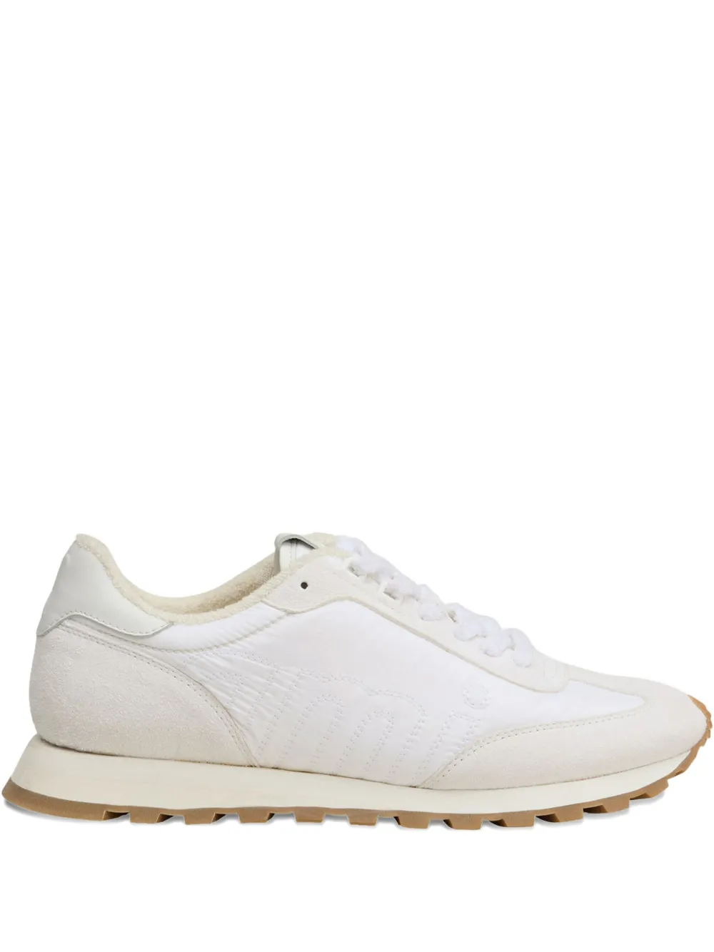 AMI Paris New Rush panelled sneakers White