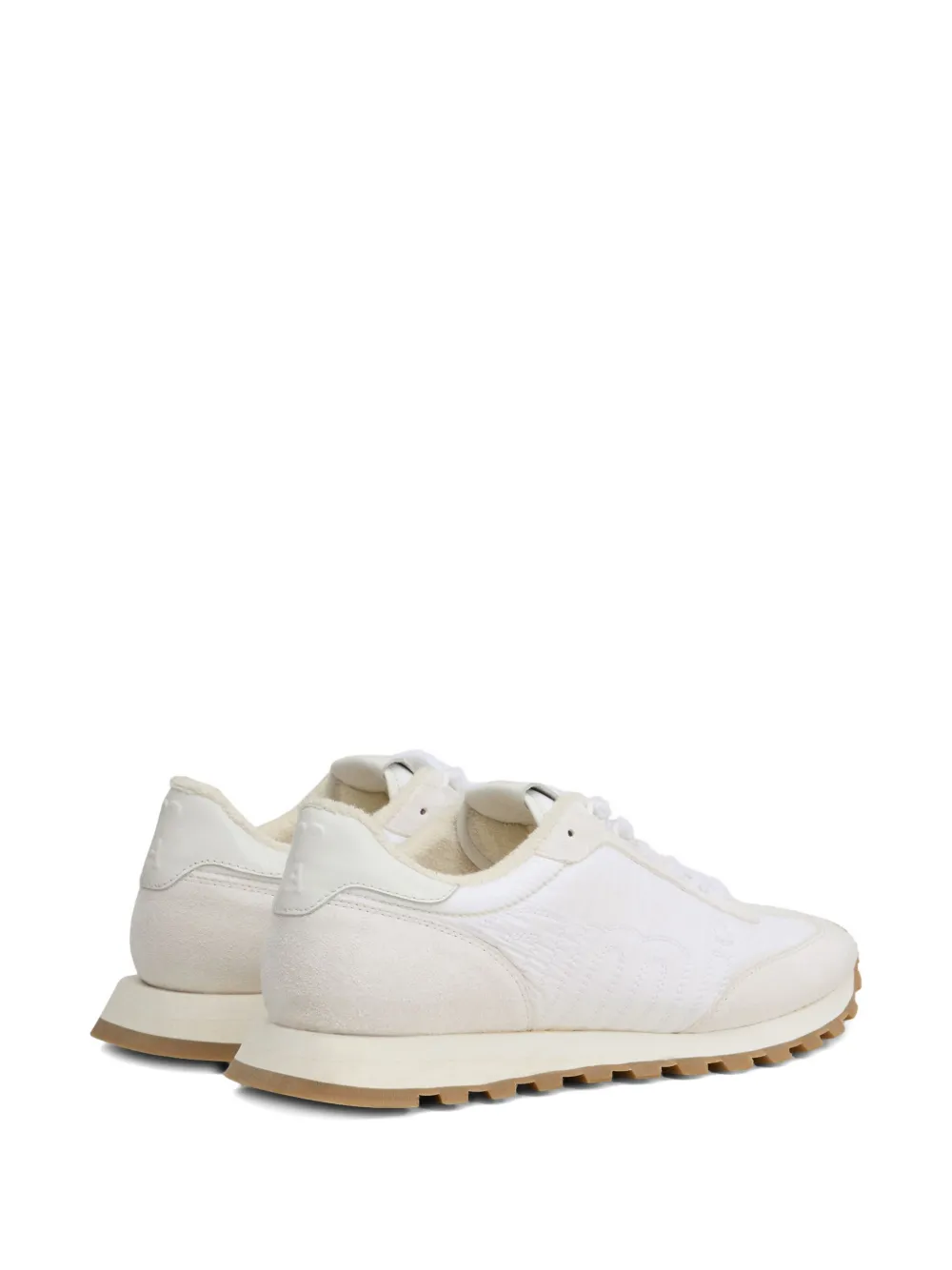 AMI Paris New Rush panelled sneakers White