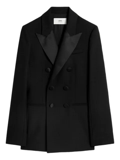 AMI Paris double-breasted buttoned jacket