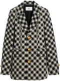 AMI Paris check-pattern jacket - Black