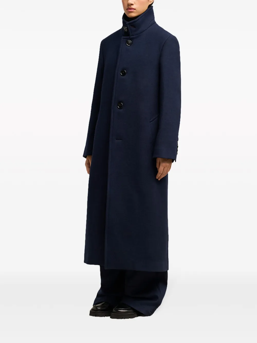 AMI Paris Wollen jas Blauw