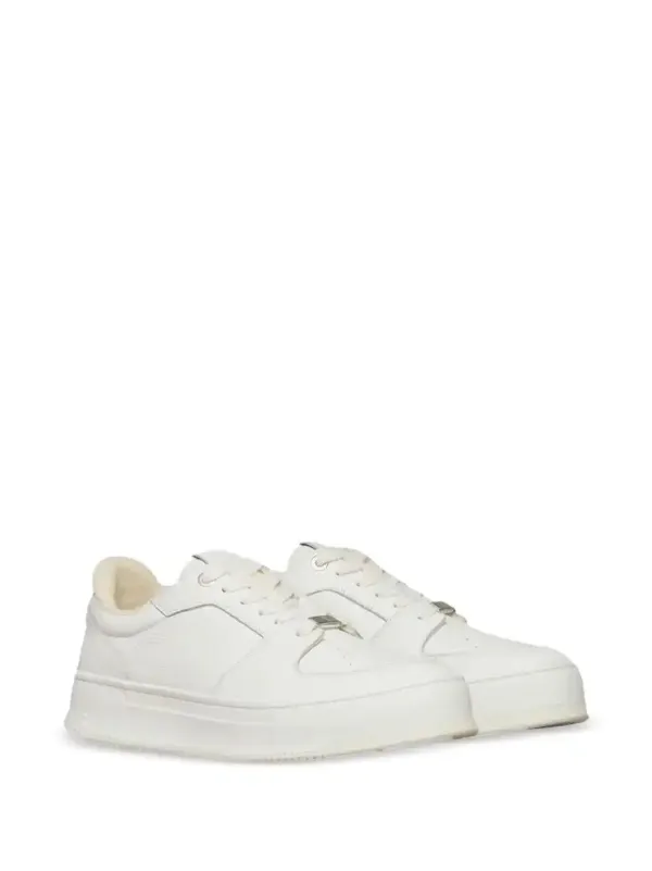 AMI Paris Arcade lace-up Leather Sneakers | White | FARFETCH RO
