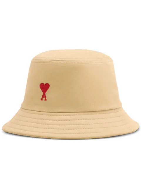 AMI Paris gorro de pescador con logo bordado