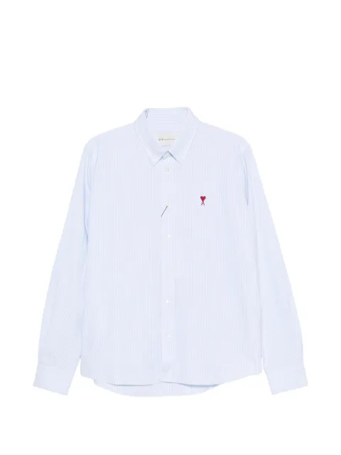 AMI Paris Ami de Coeur striped shirt