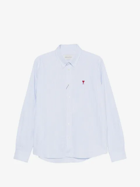 AMI Paris Ami de Coeur striped shirt