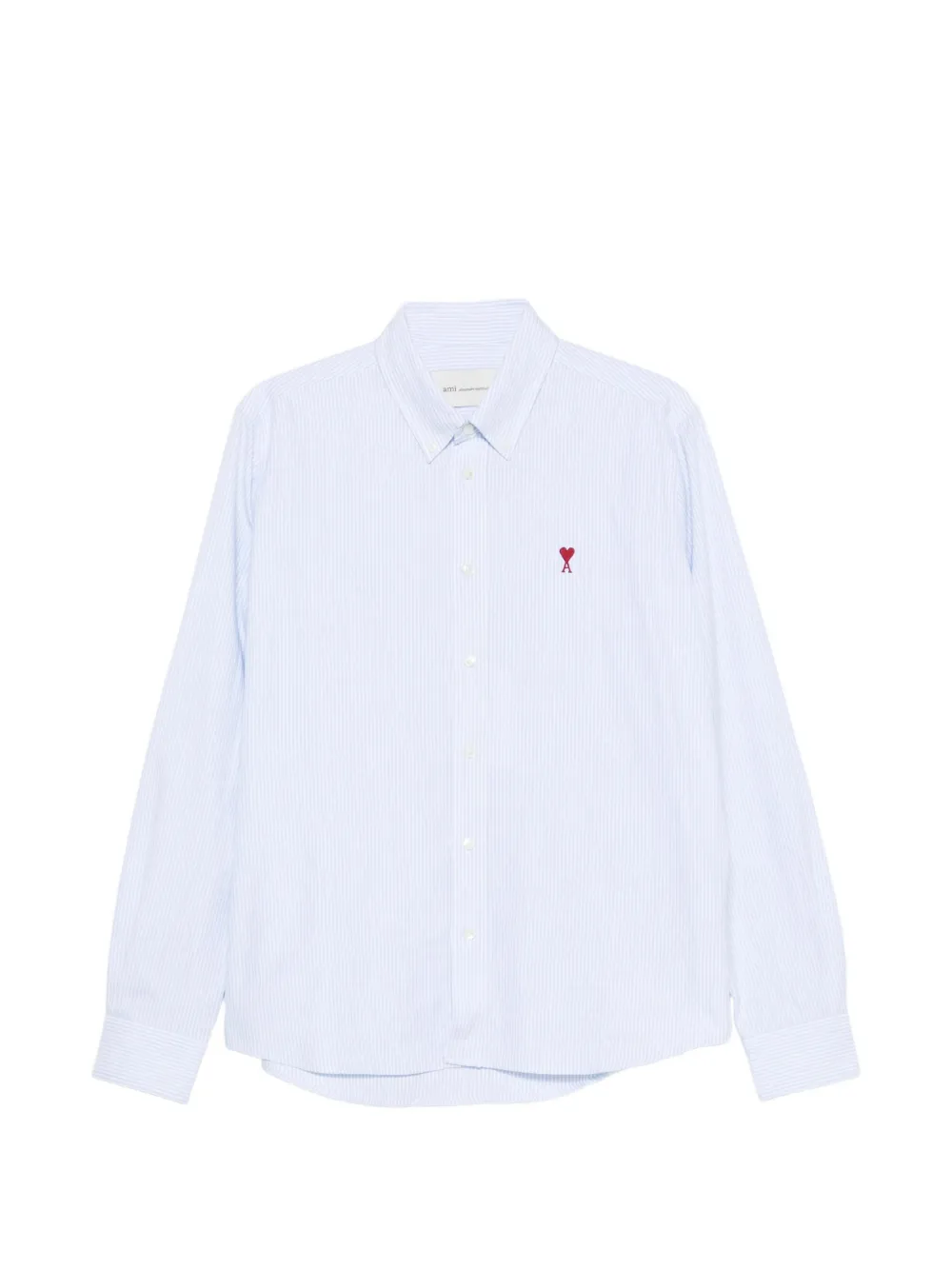AMI Paris Ami De Coeur katoenen button-down shirt Blauw