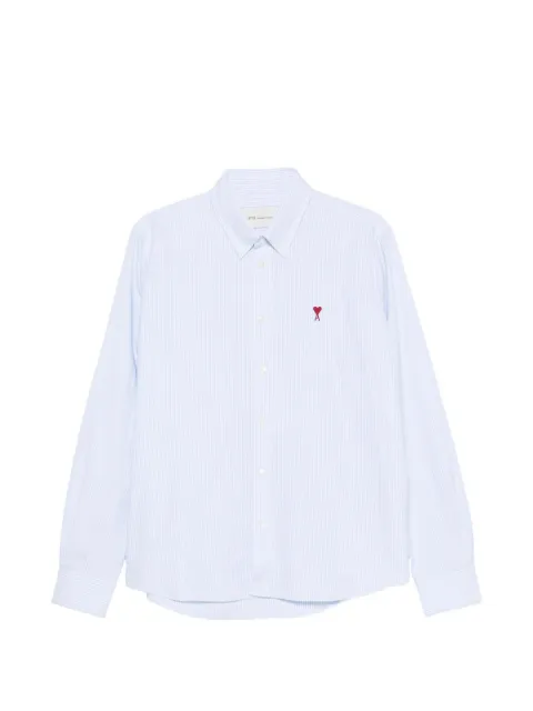 AMI Paris Ami de Coeur striped shirt