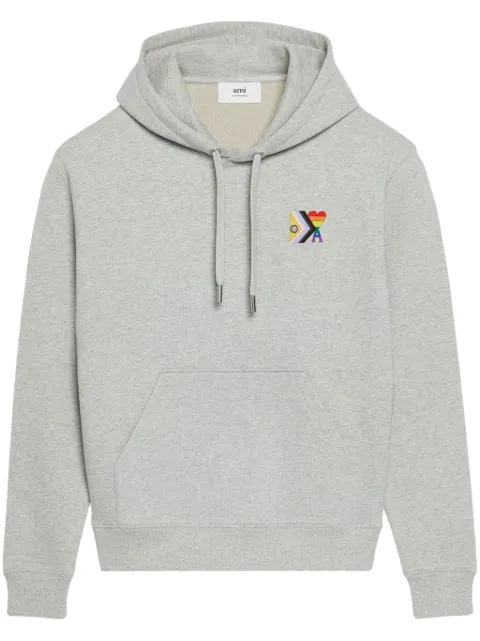 AMI Paris pride organic cotton hoodie  