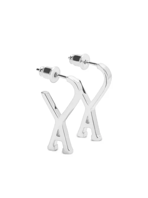 AMI Paris small Ami De Coeur hoop earrings