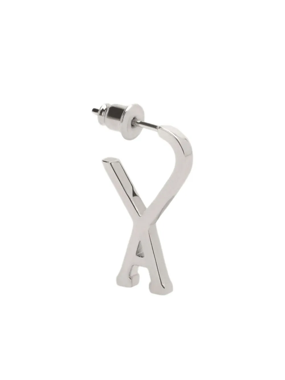 AMI Paris small Ami De Coeur hoop earrings | Women | Image 2