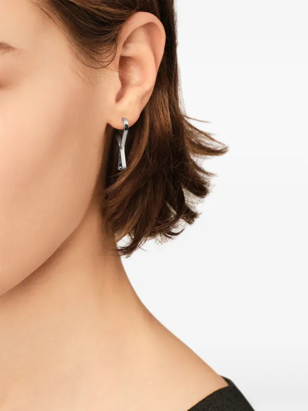 AMI Paris Ami De Coeur フープピアス | シルバートーン | FARFETCH JP