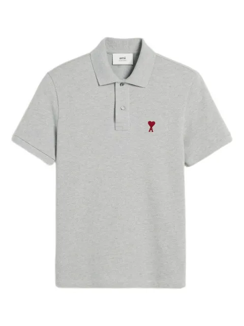 AMI Paris Ami De Coeur organic-cotton polo shirt