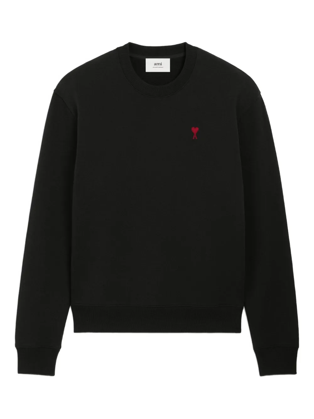 AMI Paris Ami de Coeur スウェットシャツ - ブラック AMI Paris Ami de Coeur スウェットシャツ - ブラック
