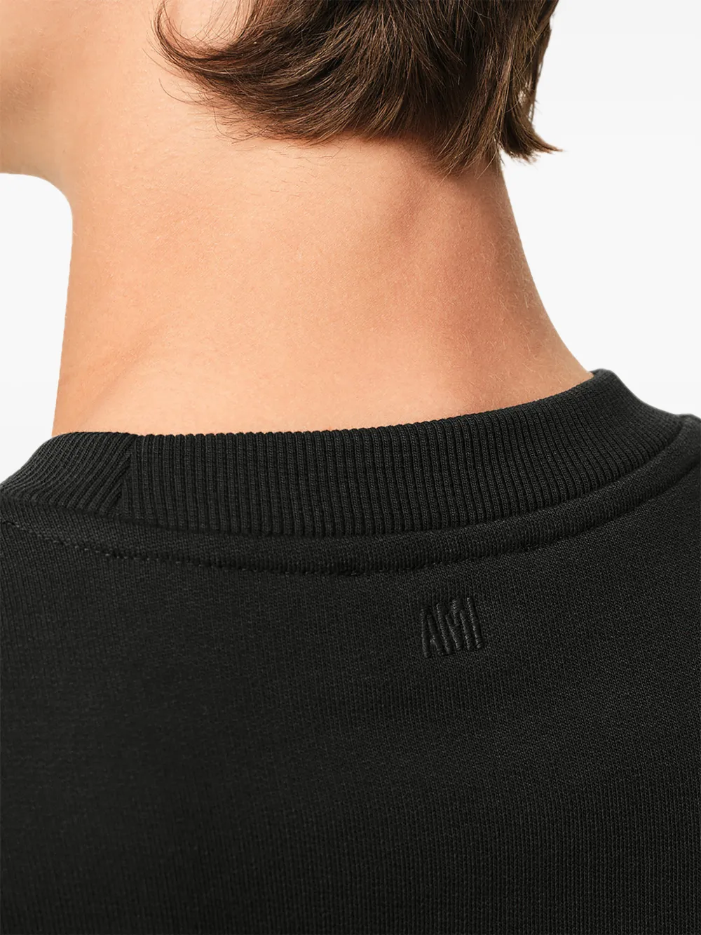 AMI Paris Moletom Ami De Coeur | Preto | FARFETCH BR