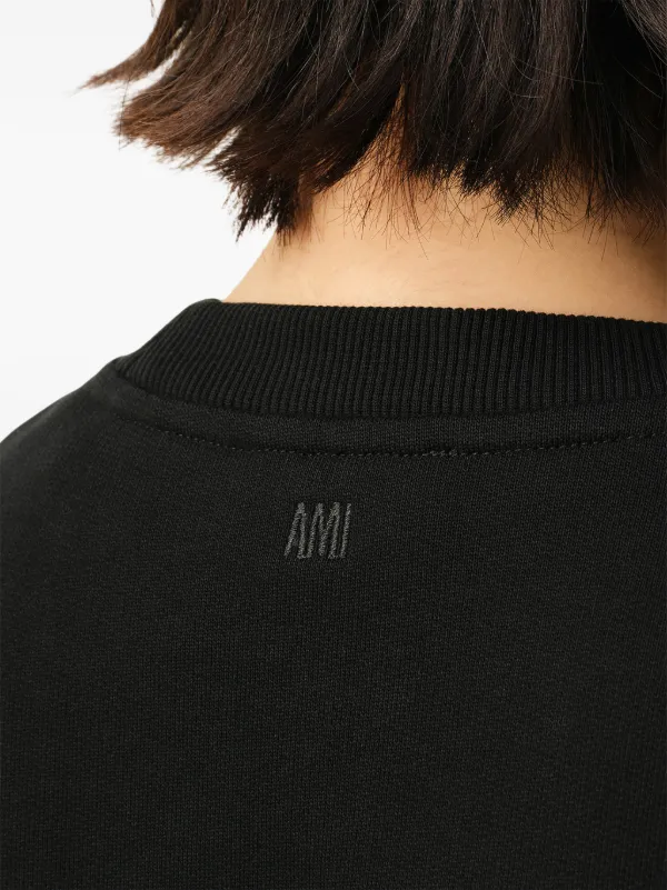 AMI Paris Moletom Ami De Coeur | Preto | FARFETCH BR