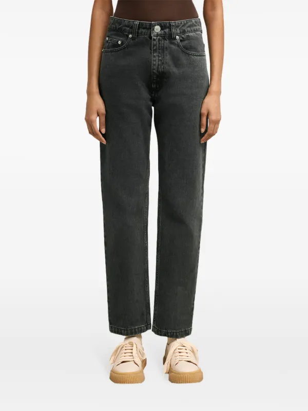 Wide Leg Jeans Tiro Alto Paris Ropa Pantalones Mujer Almacenes